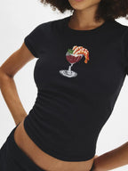 Graphic Round Neck Short Sleeve T-shirt