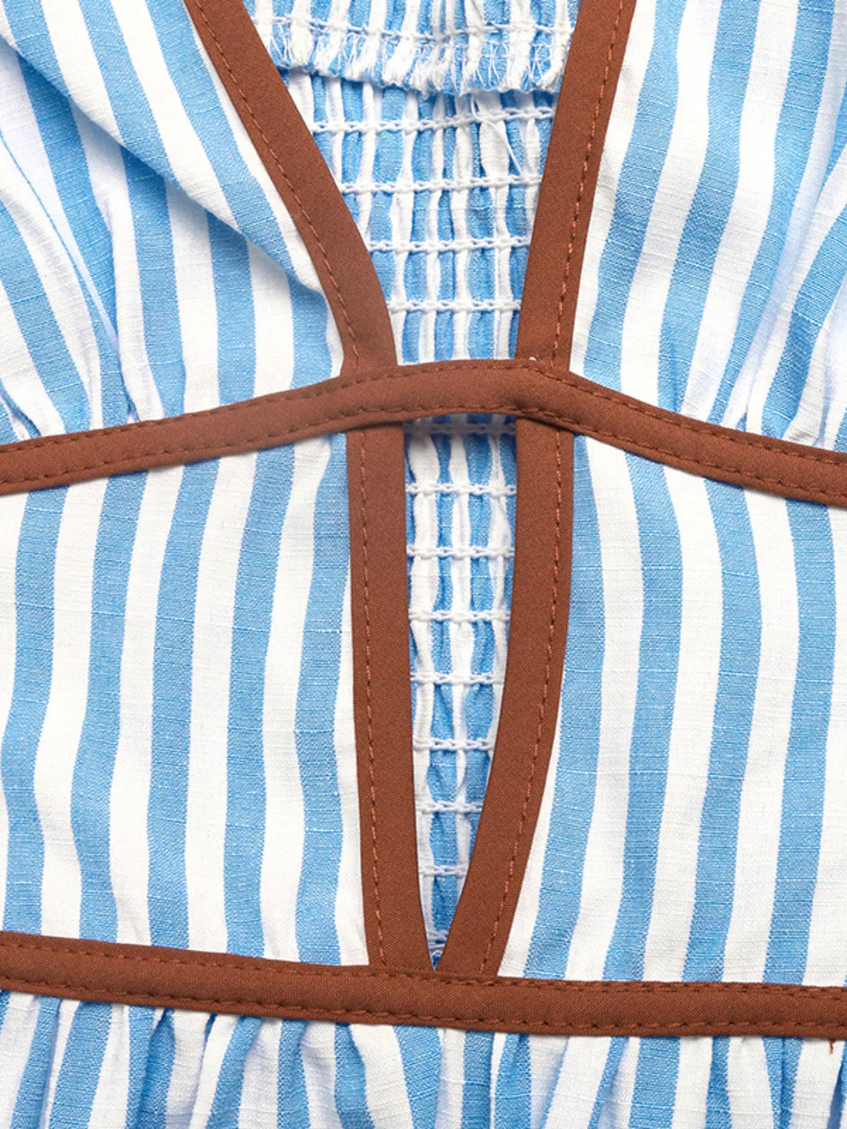Striped Halter Neck Maxi Dress (9)