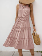Frill Tiered Midi Dress (7)