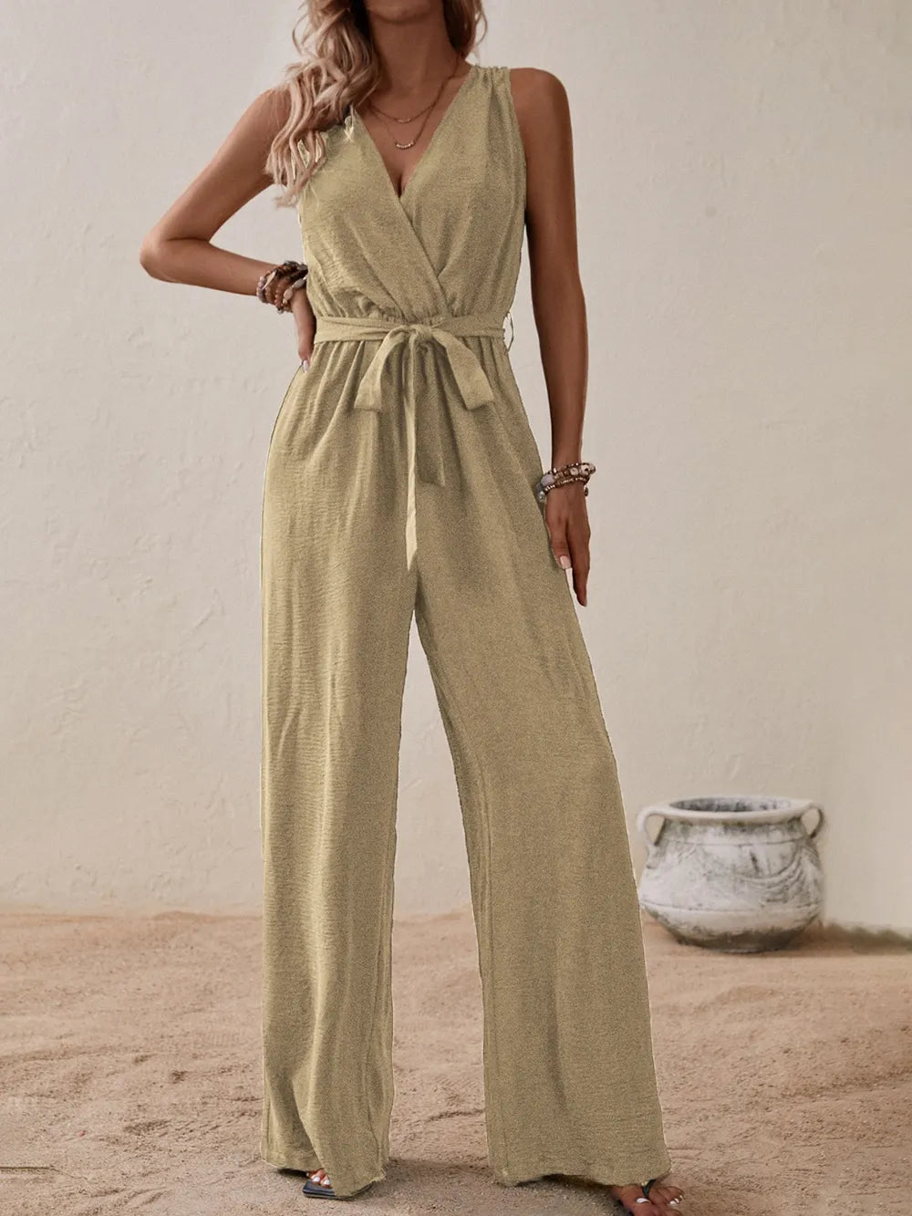 Tied Surplice Sleeveless Wide Leg Jumpsuit (24)