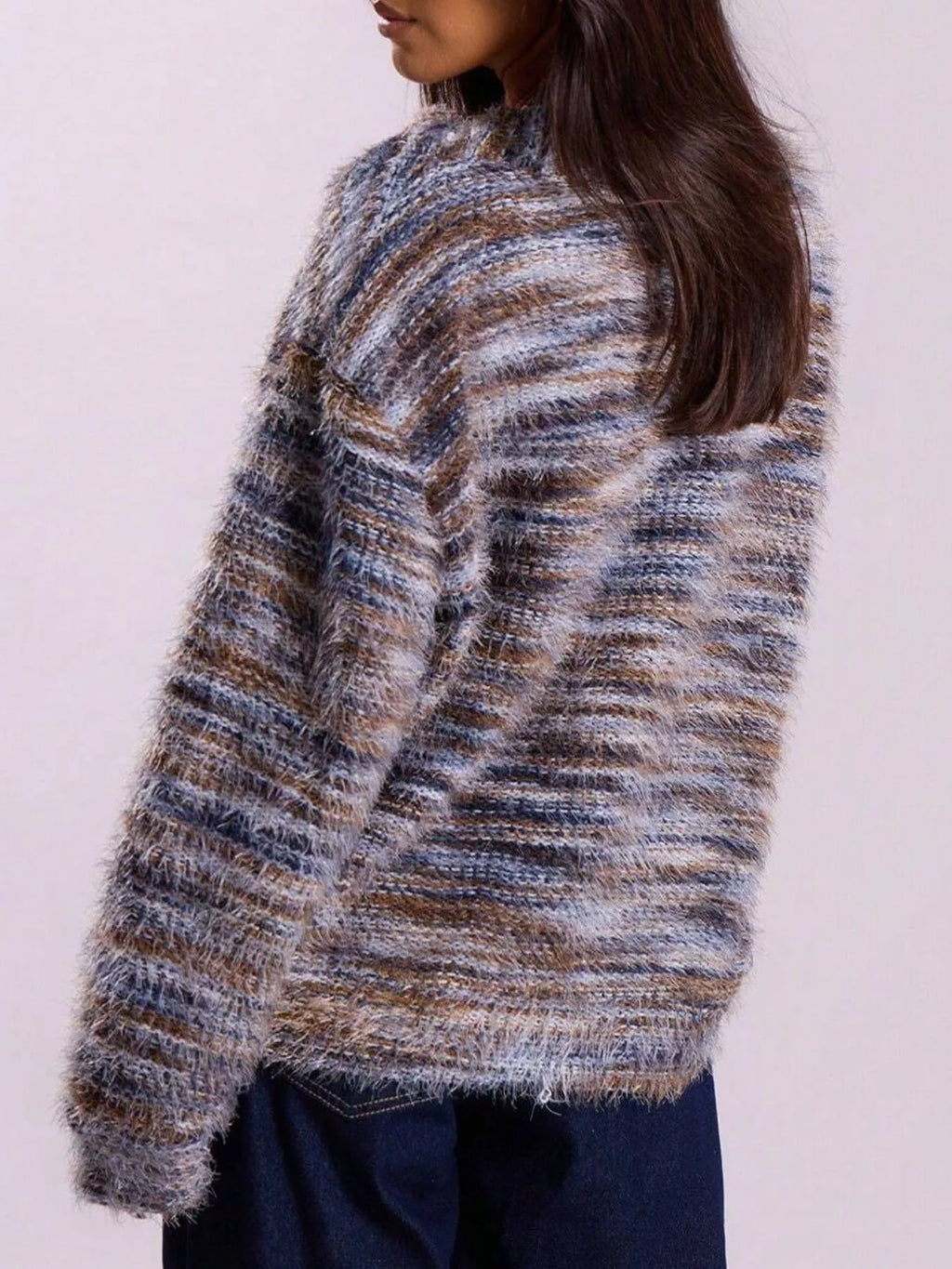 Textured Knit Button-down Cardigan (11)