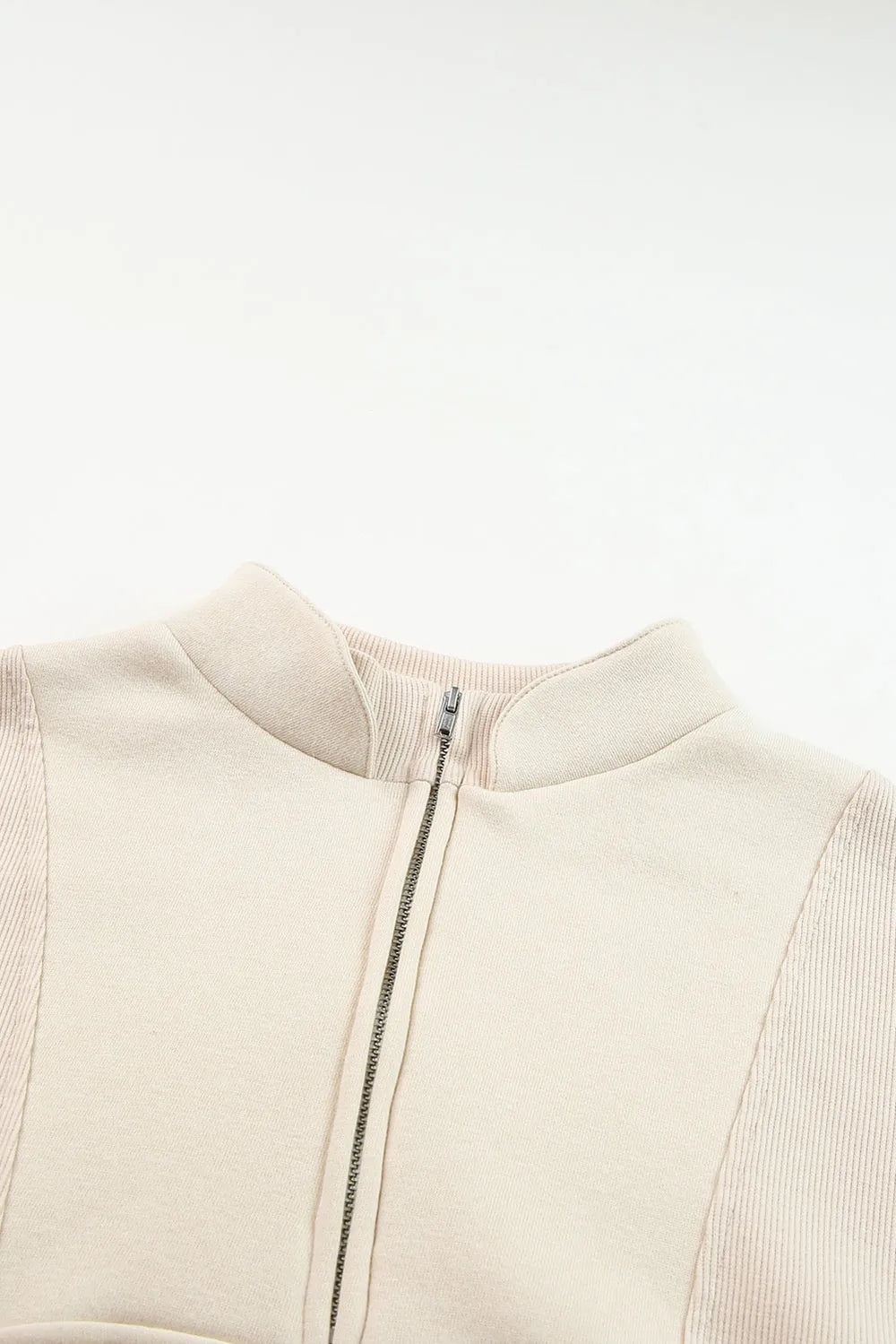 Half Zip Drop Shoulder Long Sleeve Sweatshirt (13)