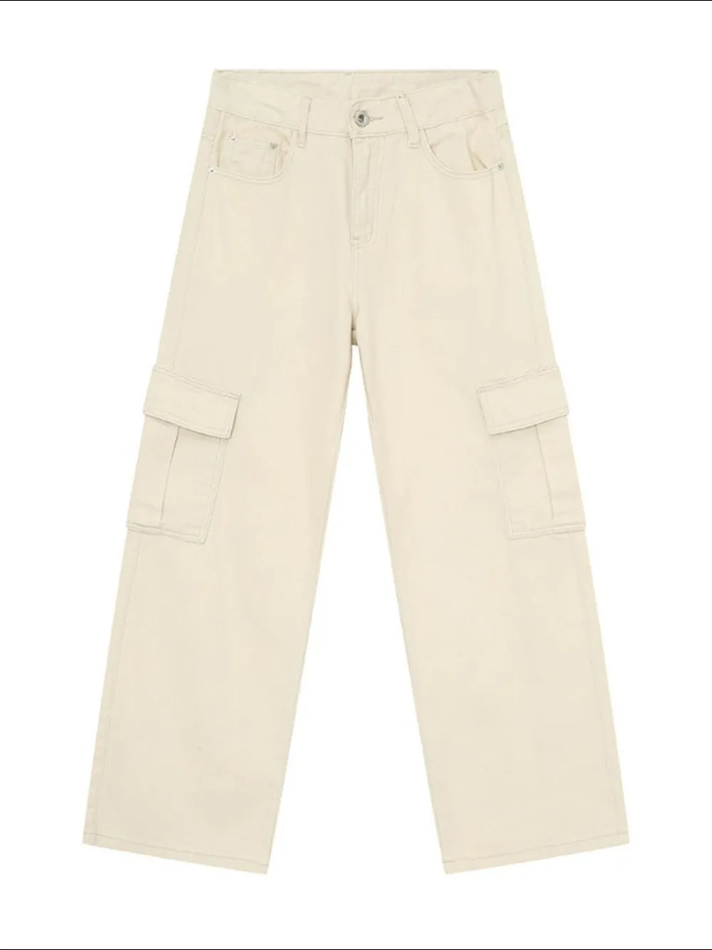 Wide Leg Cargo Jeans (7)