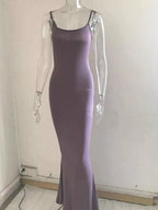 Spaghetti Strap Bodycon Maxi Dress (13)