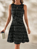 Round Neck Sleeveless Dress (7)