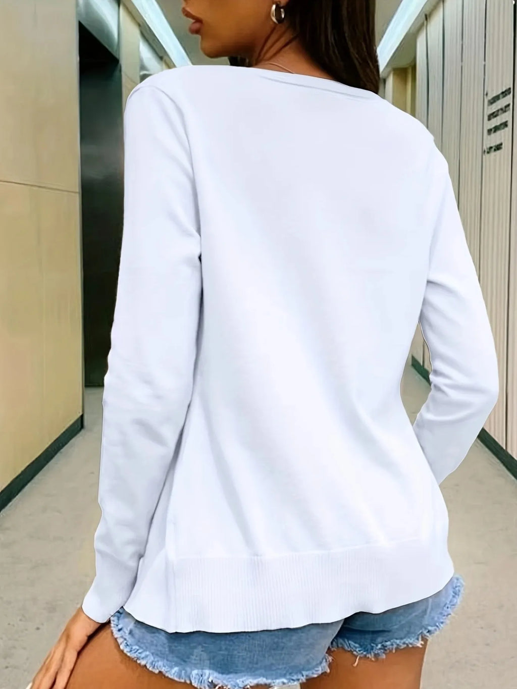 Button-up Long Sleeve Cardigan (8)