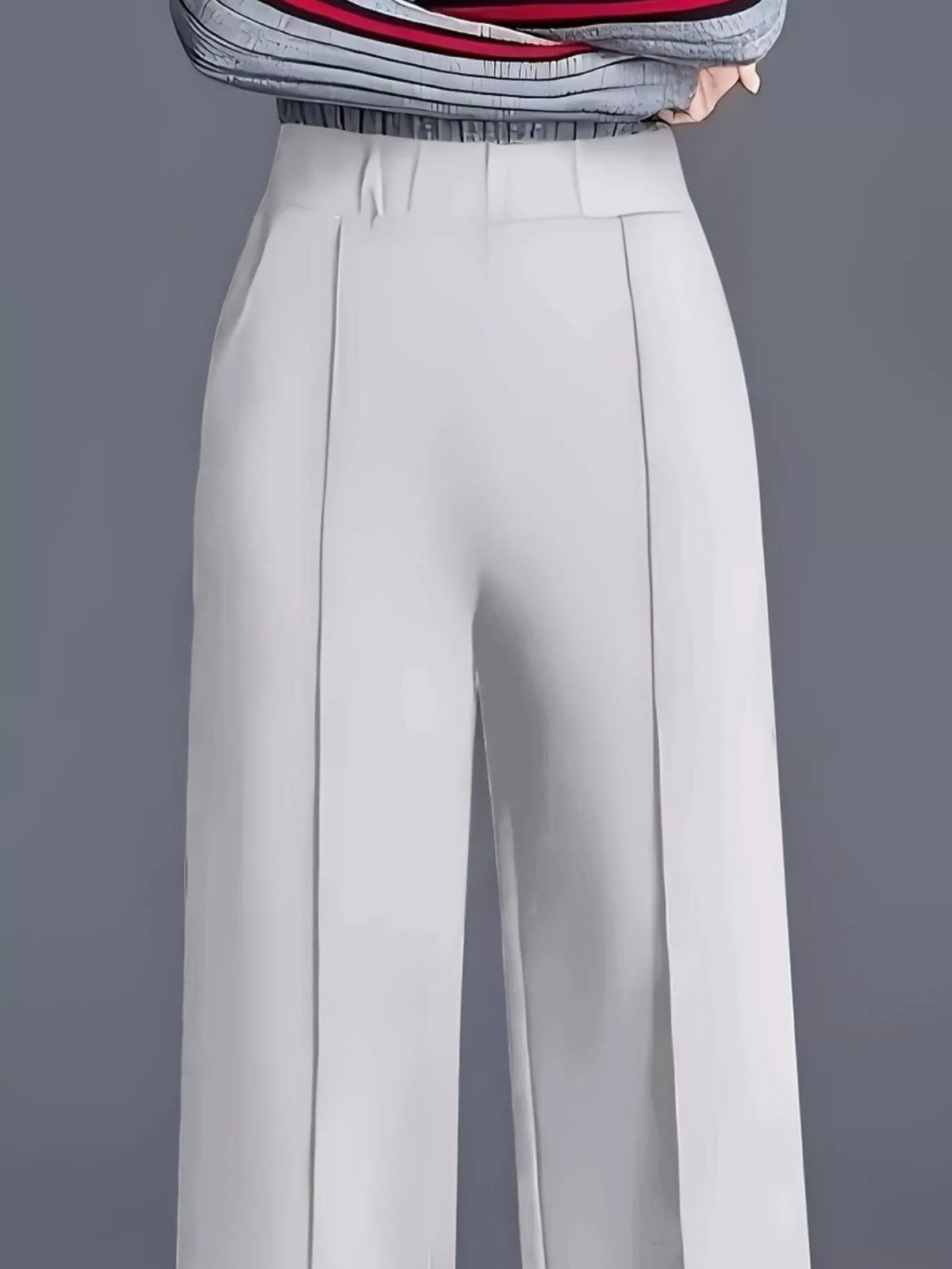 High Waist Wide Leg Pants (2)