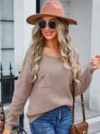 Decor Button Drop Shoulder Knit Top (8)