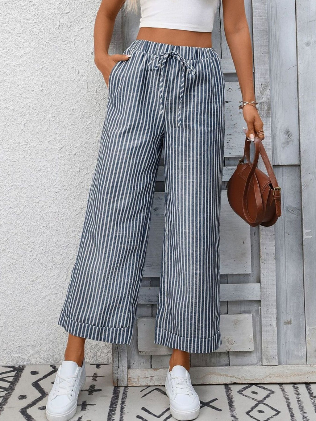 Striped Wide Leg Pants (8)