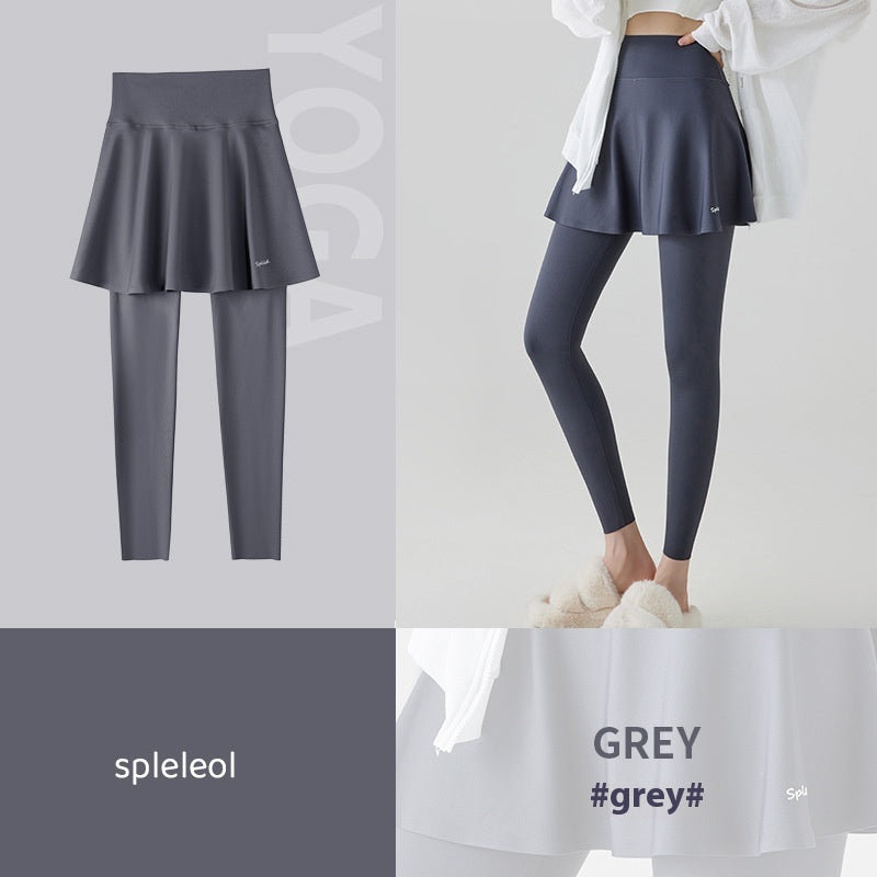 Yoga Culottes High Waist Hip Lift Outer Spring Two-piece variant CJJS201246505EV|CJJS201246506FU|CJJS201246507GT|CJJS201246508HS
