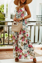Printed Spaghetti Strap Maxi Dress (7)