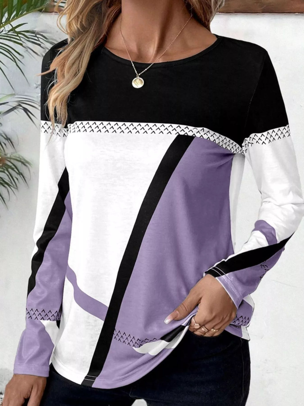 Block Long Sleeve T-shirt (17)