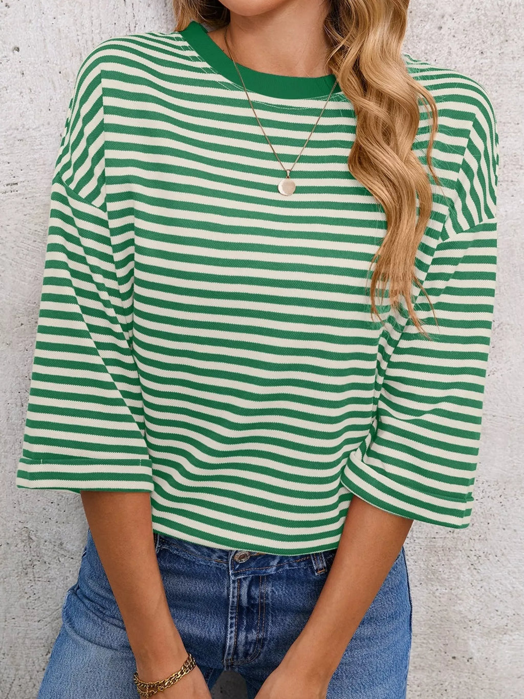Striped Back Bow Tie T-shirt (24)