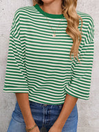 Striped Back Bow Tie T-shirt (24)