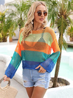 Block Openwork Boat Neck Cover Up (18)