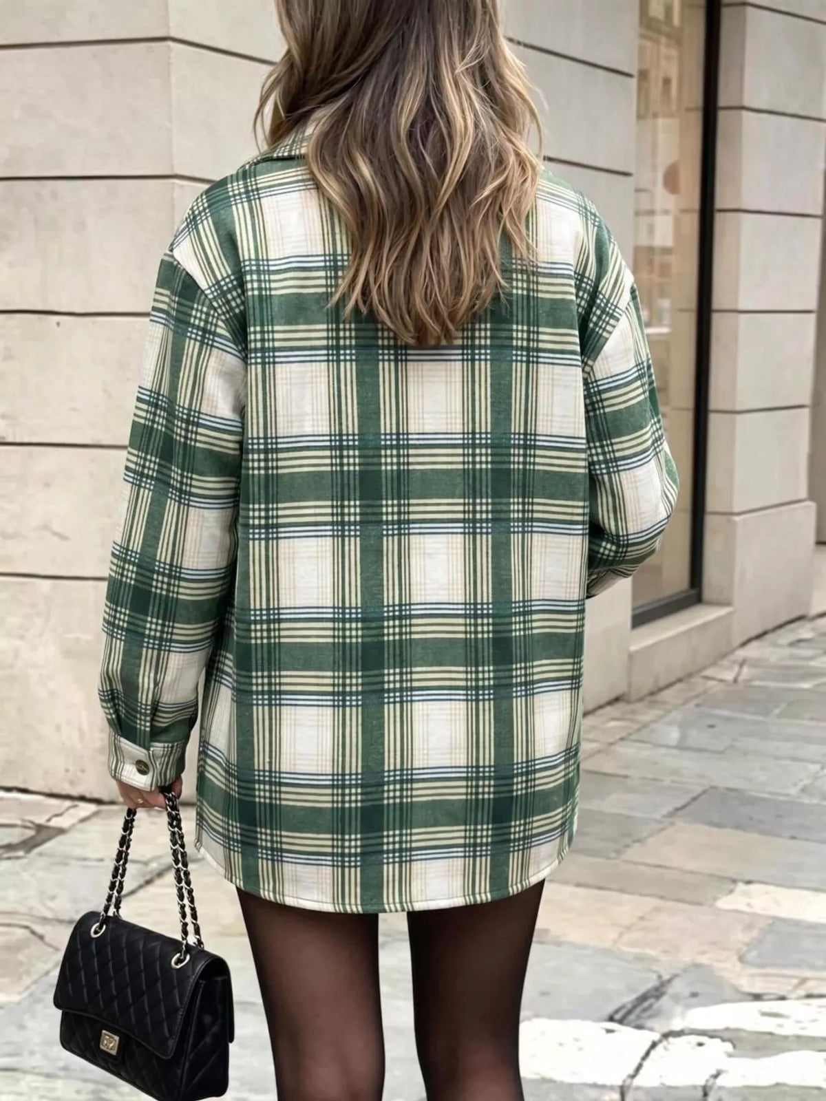 Plaid Snap Down Shacket (2)