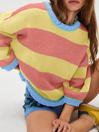 Block Round Neck Sweater (18)