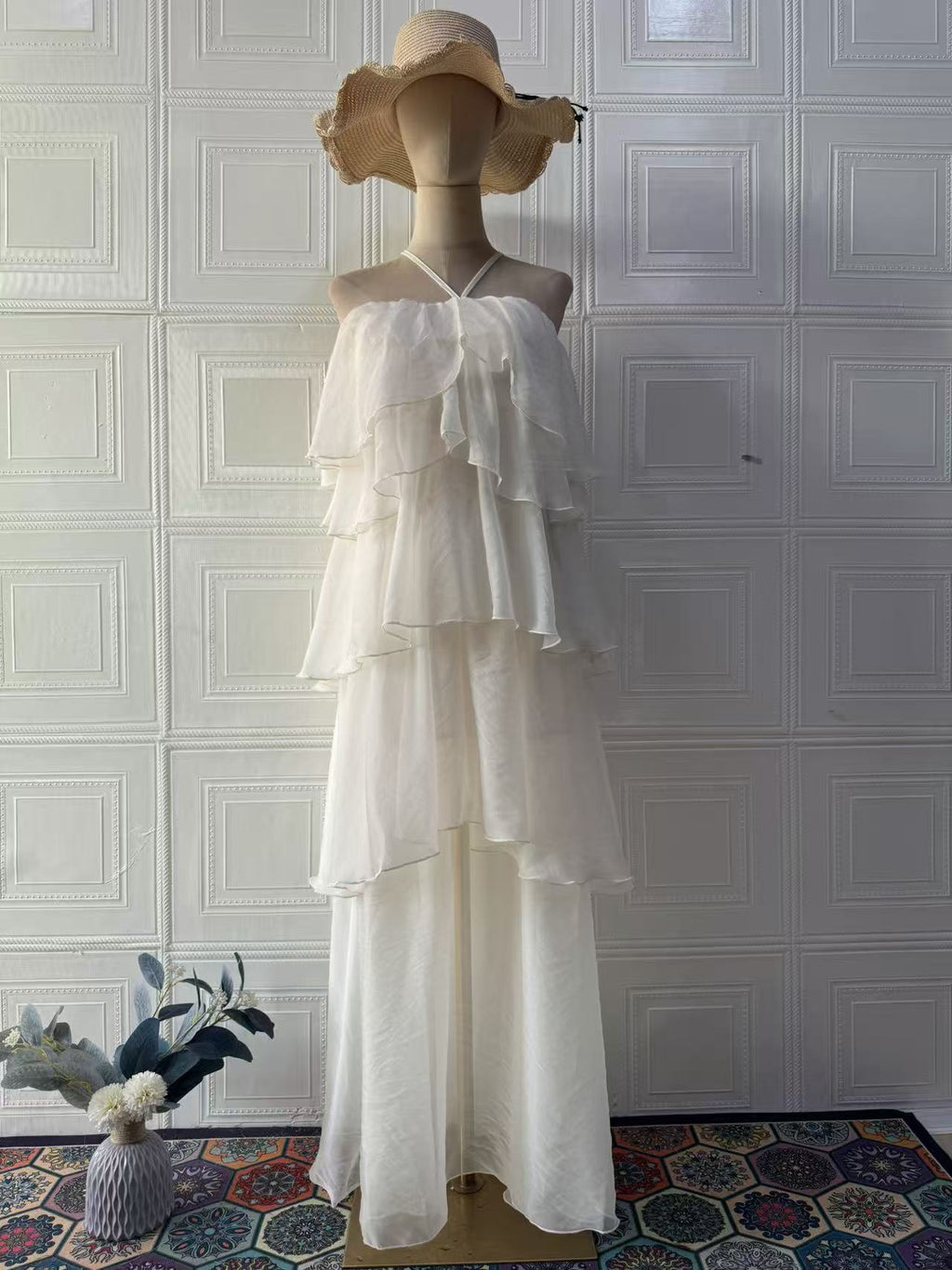 Evening Dress Sleeveless Maxi variant CJLY288079801AZ|CJLY288079802BY|CJLY288079803CX|CJLY288079804DW|CJLY288079805EV