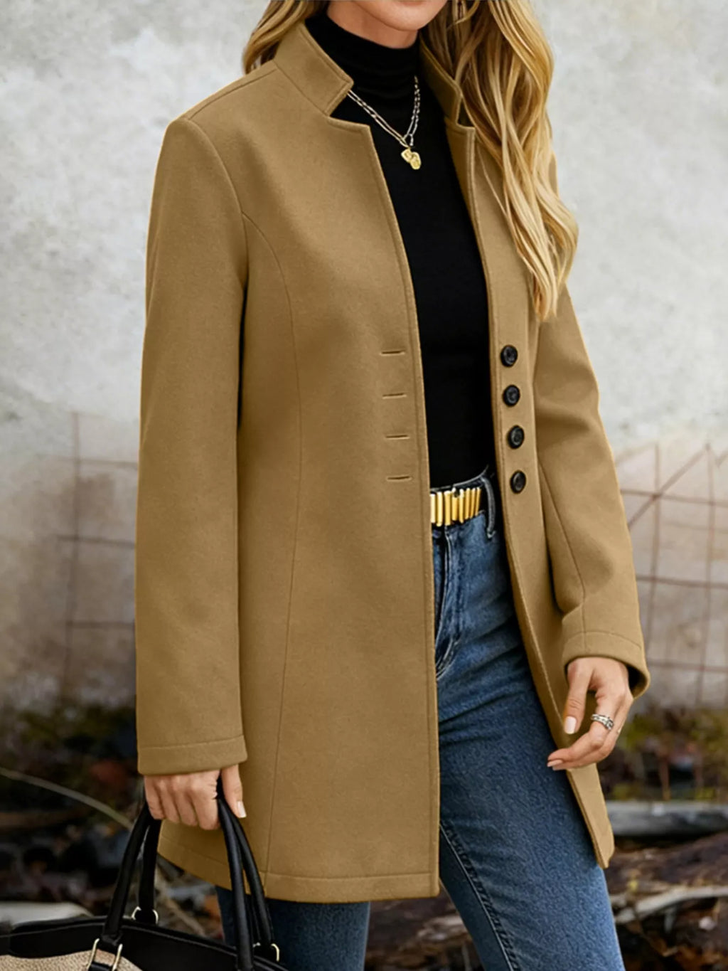 Button-down Longline Outerwear (11)