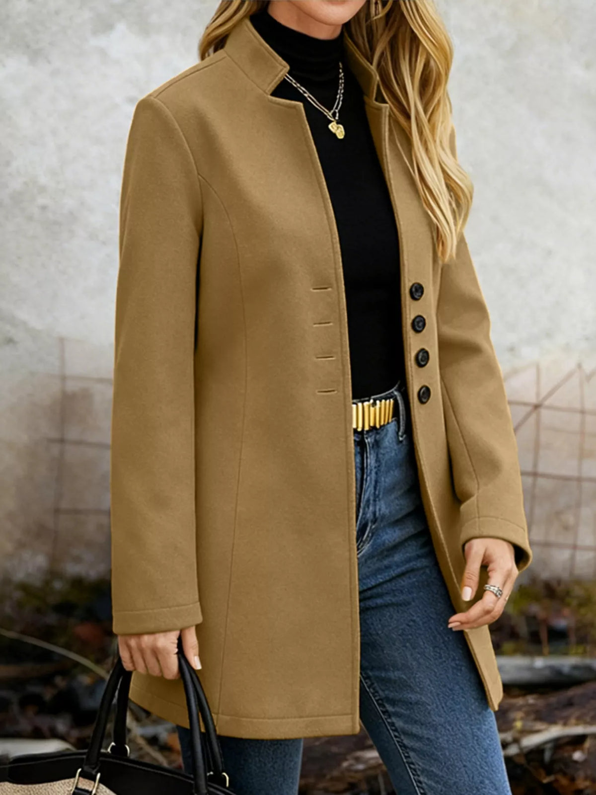 Button-down Longline Outerwear (11)