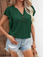 Notched Cap Sleeve T-shirt (18)