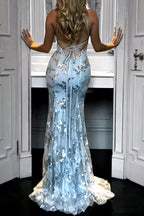 Full Size Sequin Tie Back V-neck Maxi Dress Plus (6)