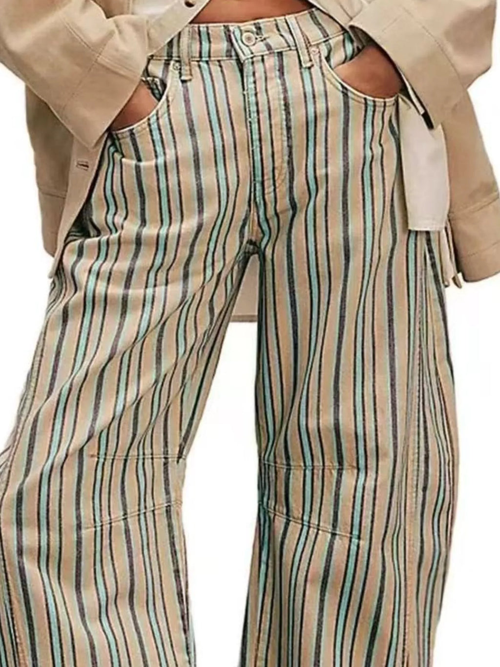 Printed Wide-leg Jeans (9)