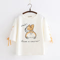 Cartoon Animal Print Short Sleeve variant CJLS135031601AZ|CJLS135031602BY|CJLS135031603CX|CJLS135031604DW|CJLS135031605EV
