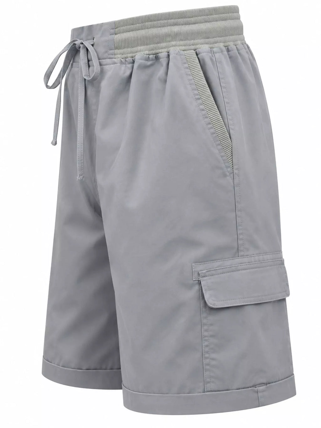 Full Size Drawstring Cargo Shorts Plus (68)