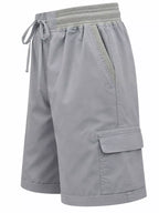 Full Size Drawstring Cargo Shorts Plus (68)