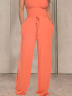 Strapless Smocked Wide-leg Jumpsuit (15)