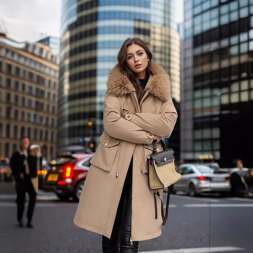 Parka Overknee Long Cotton Coat Jacket Trench variant CJJK219875306FU|CJJK219875307GT|CJJK219875308HS|CJJK219875309IR|CJJK219875310JQ