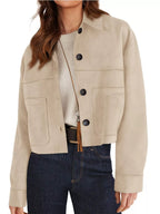 Button-down Cropped Jacket (11)