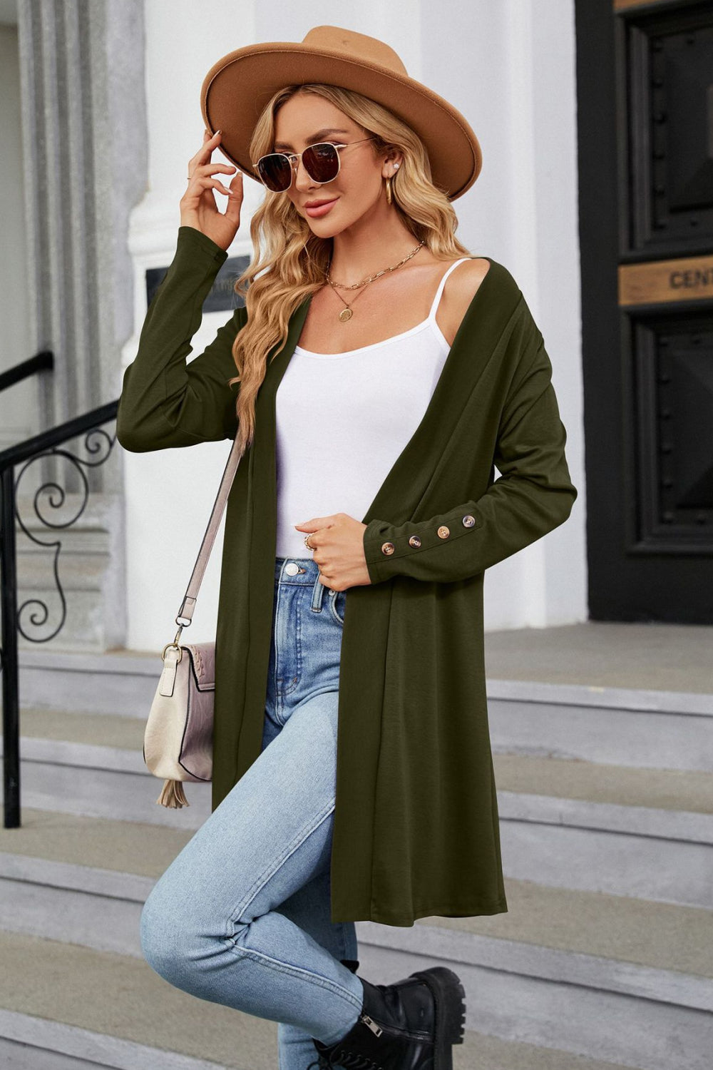 Long Sleeve Open Front Cardigan (14)