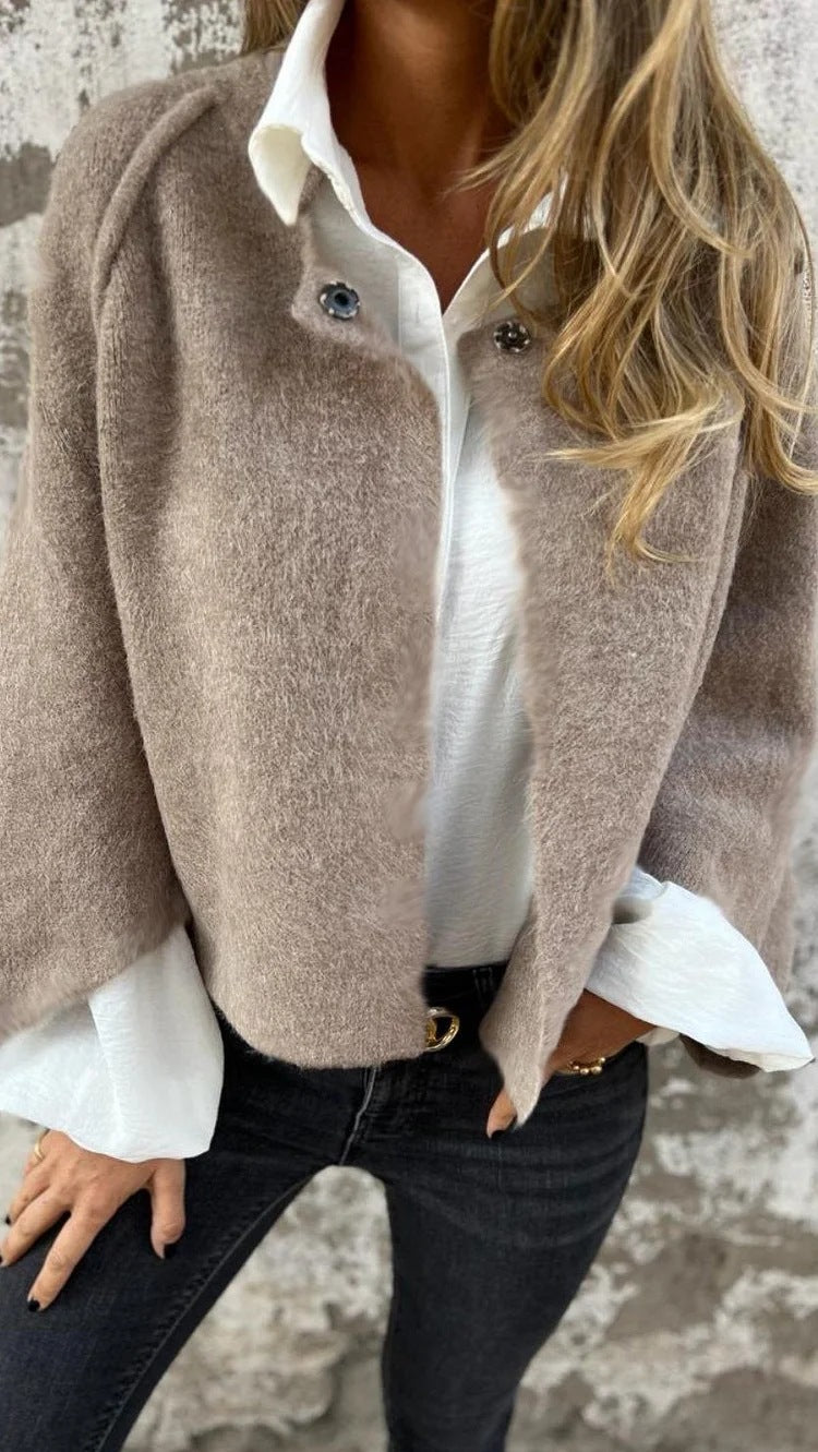 Batwing Cropped Loose Coat variant CJYD210888401AZ|CJYD210888402BY|CJYD210888403CX|CJYD210888404DW|CJYD210888405EV|CJYD210888406FU|CJYD210888407GT|CJYD210888408HS