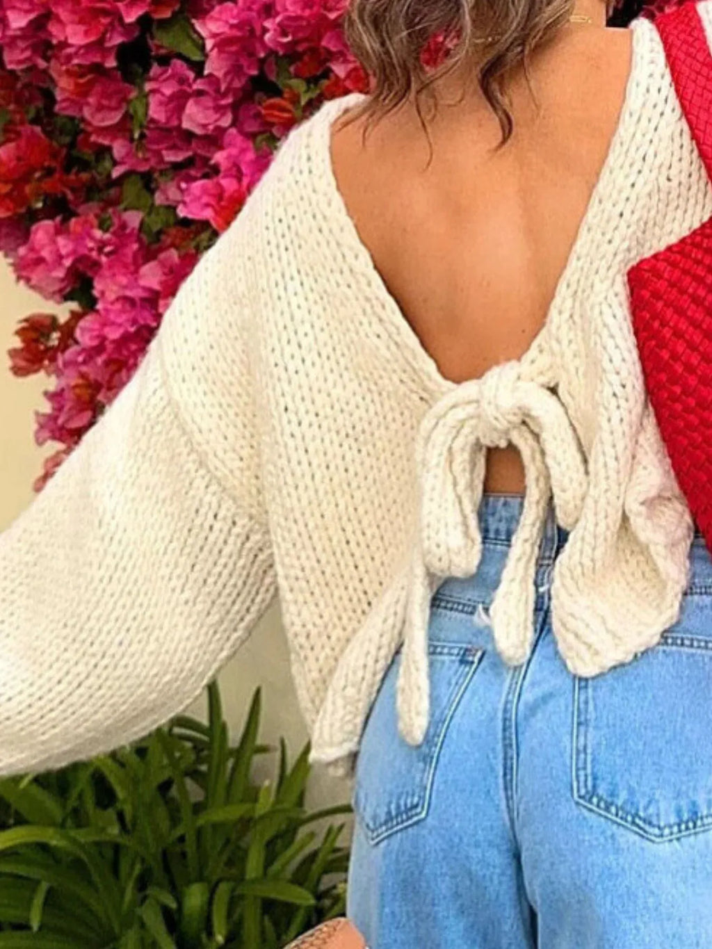 Tied Drop Shoulder Cardigan (11)