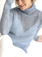 Sheer Turtleneck Knit Top (5)