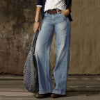 Pocket Casual Straight-leg Jeans variant CJNSXZNZ01835-Light blue-S|CJNSXZNZ01835-Light blue-M|CJNSXZNZ01835-Light blue-L|CJNSXZNZ01835-Light blue-Xl|CJNSXZNZ01835-Light blue-2xl|CJNSXZNZ01835-Light blue-3xl