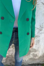 Full Size Collared Neck Long Sleeve Blazer (9)