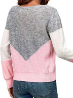Openwork Block Long Sleeve Sweater (2)