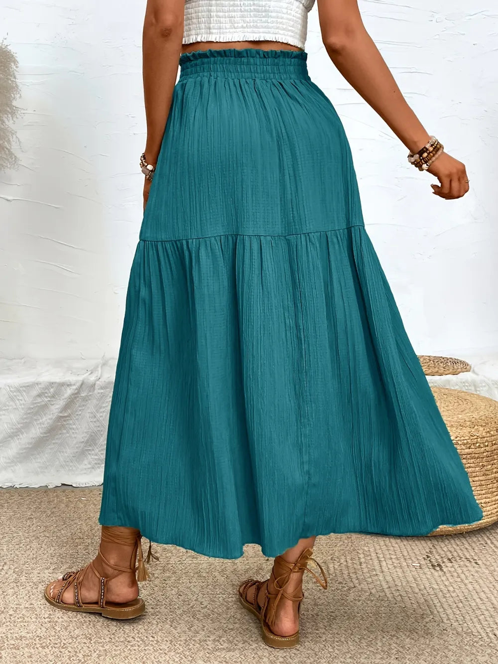 Frill Slit Skirt (3)