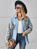 Leopard Button Up Denim Jacket (6)