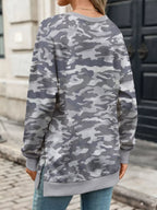 Camouflage Print Crewneck Sweatshirt (6)