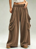 Oversized Wide-leg Cargo Pants (8)