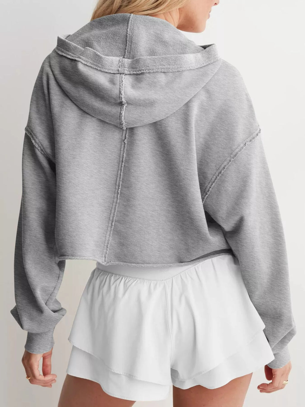 Exposed Seam Dropped Shoulder Hoodie (3)