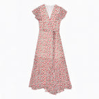 V-neck Slimming Midi Dress photo 9