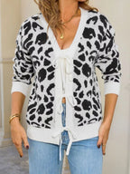 Leopard Tie-front Cardigan (3)