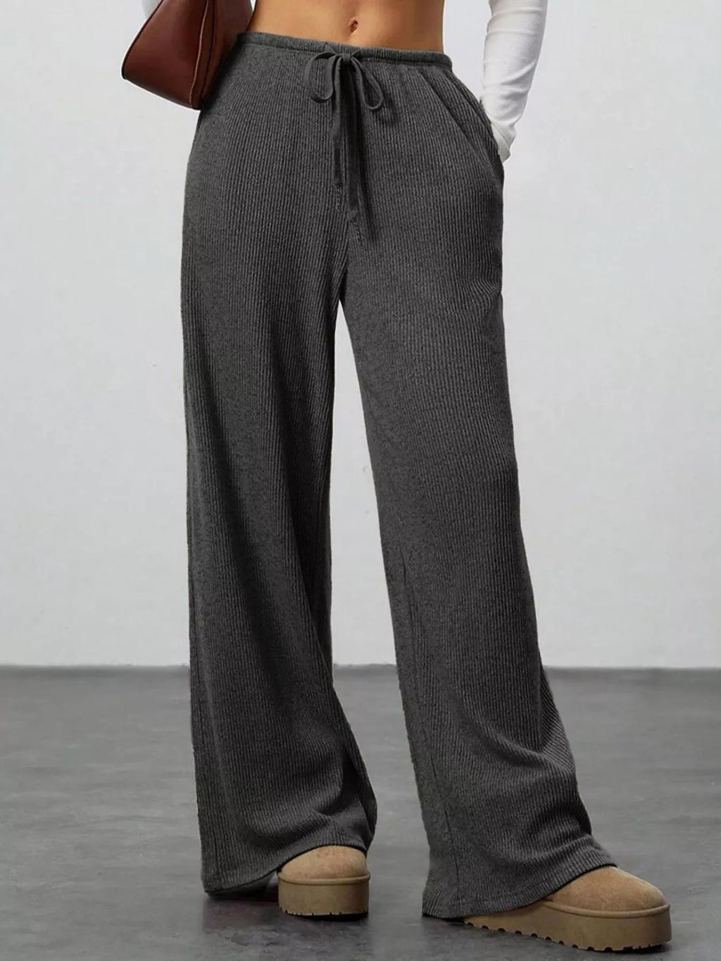 Relaxed Fit Wide Leg Pants (12)