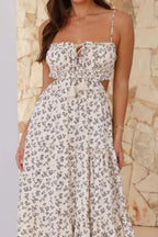 Cutout Printed Sleeveless Midi Cami Dress (18)