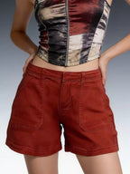 Pocketed Denim Shorts (16)